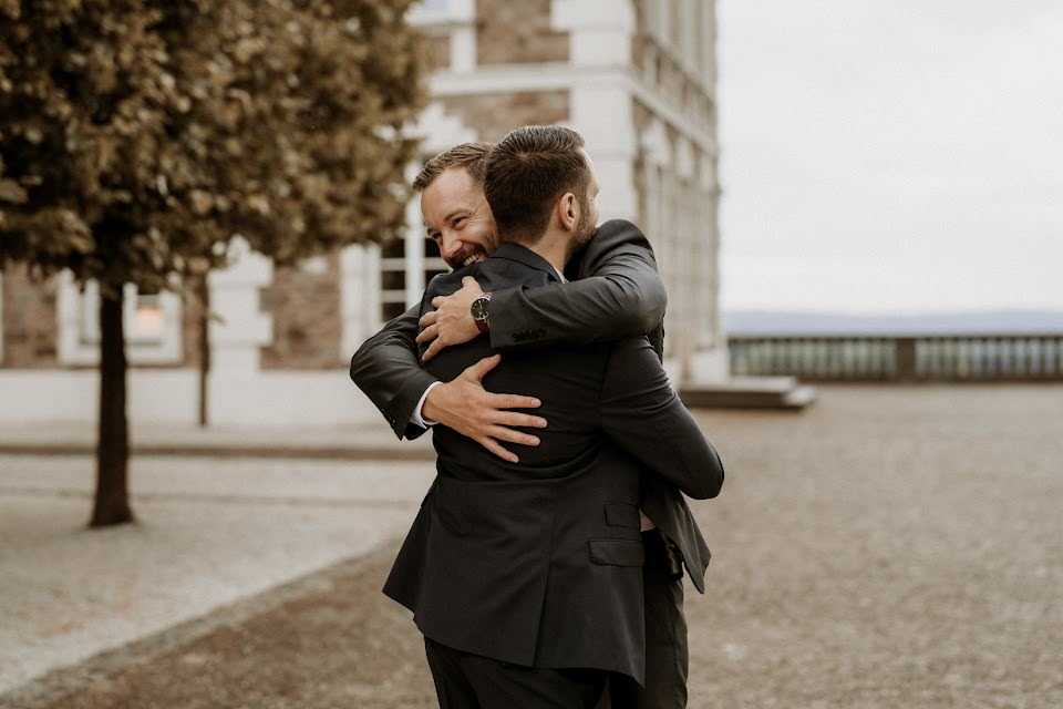 Hochzeit Schloss Bensberg Bräutigam