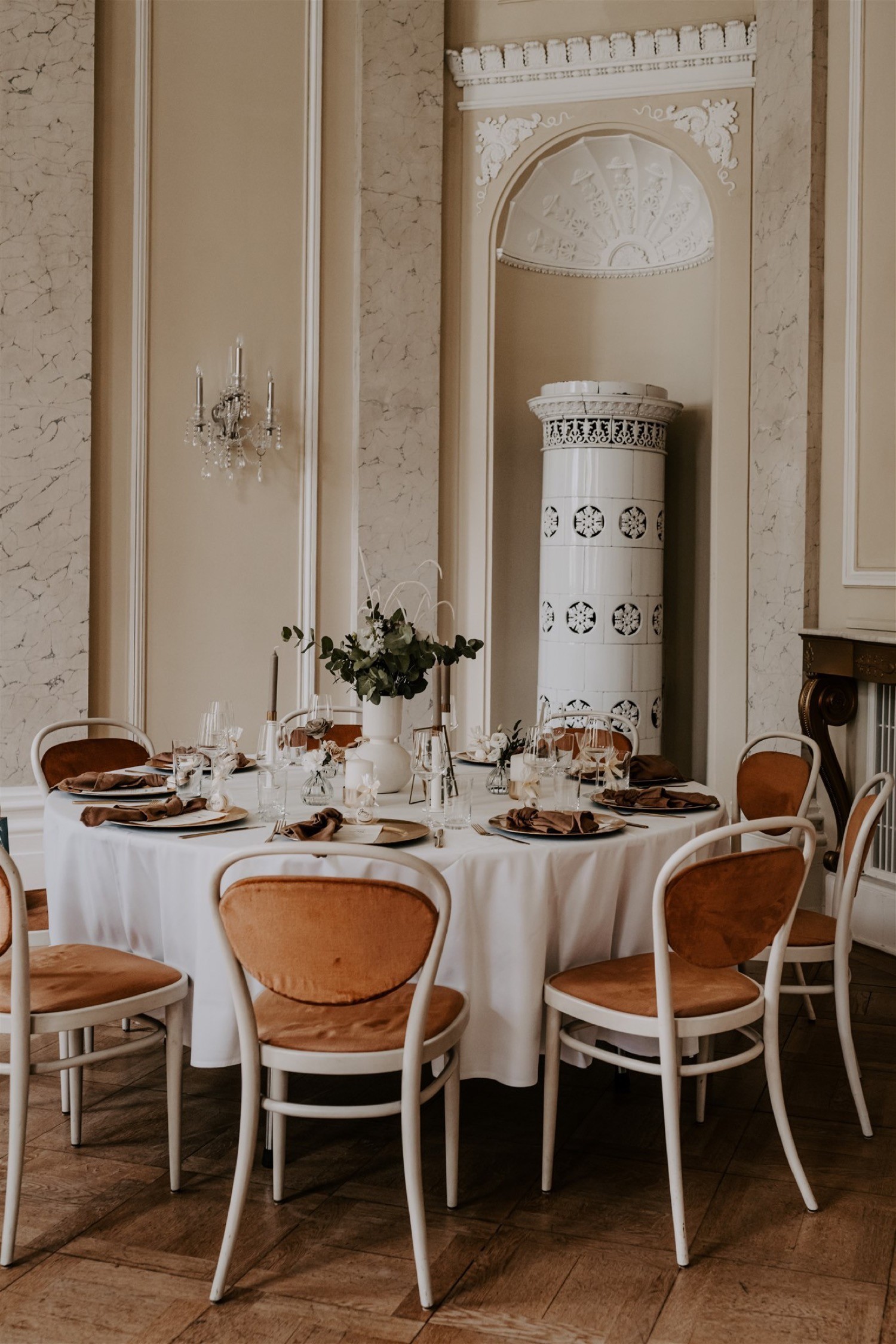 Hochzeit Schlosseller Tischdeko