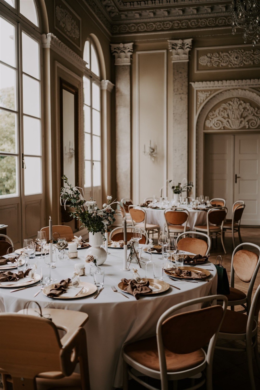 Hochzeit Schlosseller Tischdeko