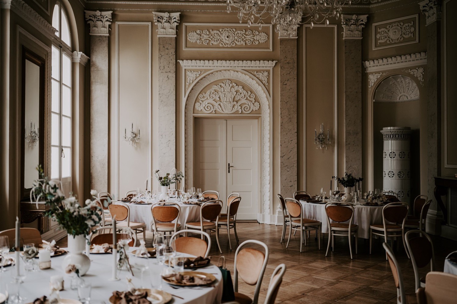 Hochzeit Schlosseller Tischdeko