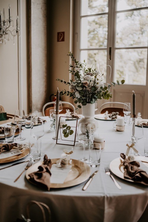 Hochzeit Schlosseller Tischdeko