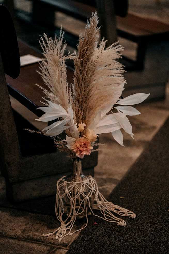 Trauung Kirche Blumen