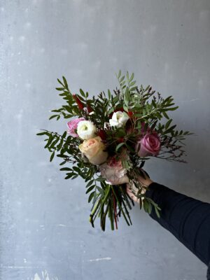 Mittelgrosses Valentine Bouquet mit personalisierter Karte